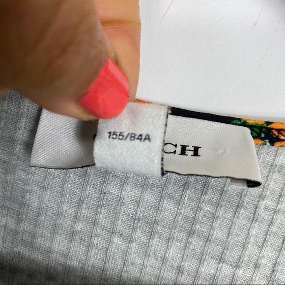 Coach Sleeveless Tank Top Multicolored Size Small - Picture 7 of 7